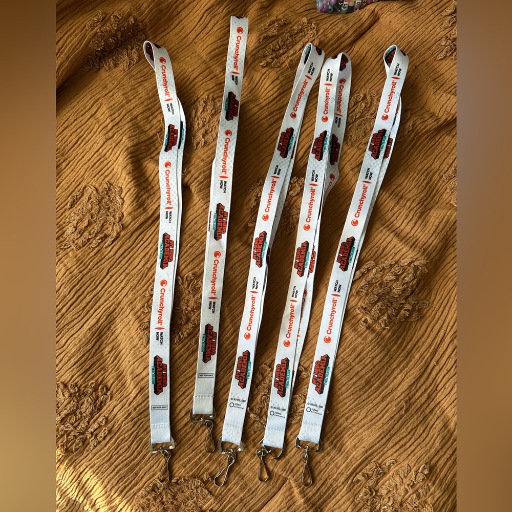 Crunchyroll My Hero Academia Lanyards Bundle of 5